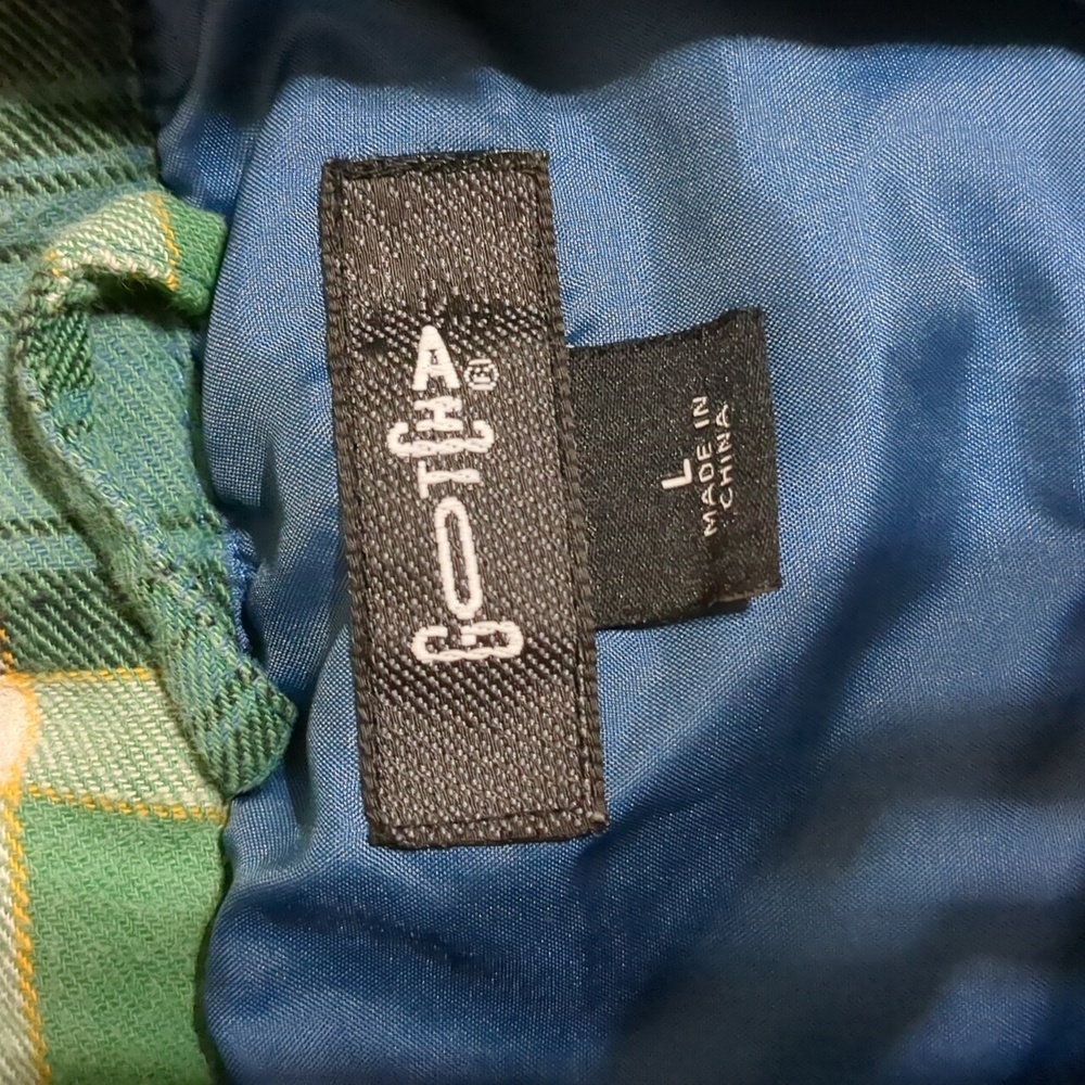 GOTCHA Farmland Flannel Quilted JACKET Bottle Green  Mens size Large - Picture 4 of 10